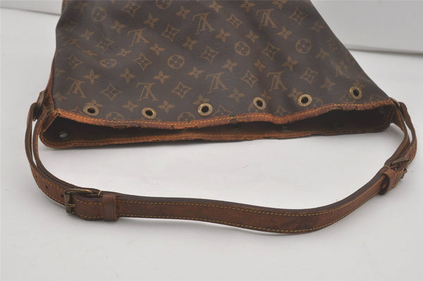Authentic Louis Vuitton Monogram Noe Shoulder Drawstring Bag M42224 LV 8747I