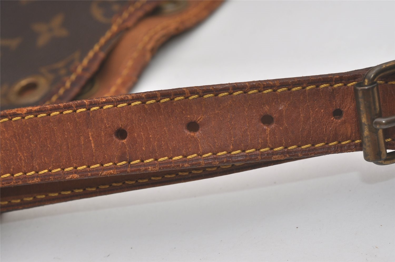 Authentic Louis Vuitton Monogram Noe Shoulder Drawstring Bag M42224 LV 8747I