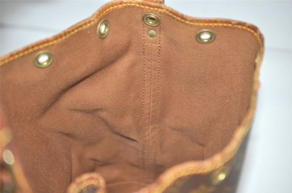 Authentic Louis Vuitton Monogram Noe Shoulder Drawstring Bag M42224 LV 8747I