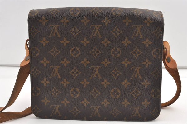 Authentic Louis Vuitton Monogram Cartouchiere GM M51252 Shoulder Cross Bag 8747J