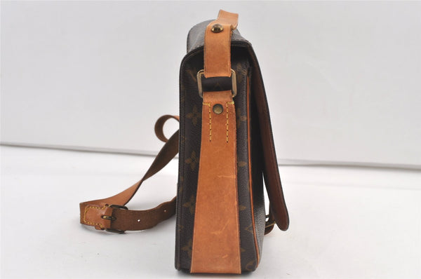 Authentic Louis Vuitton Monogram Cartouchiere GM M51252 Shoulder Cross Bag 8747J
