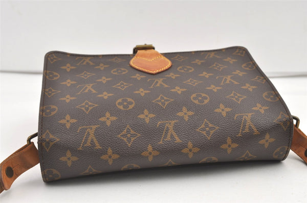 Authentic Louis Vuitton Monogram Cartouchiere GM M51252 Shoulder Cross Bag 8747J