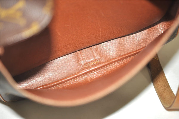 Authentic Louis Vuitton Monogram Cartouchiere GM M51252 Shoulder Cross Bag 8747J