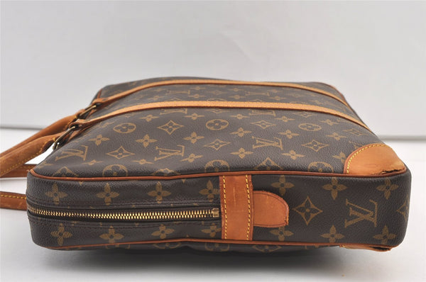 Authentic Louis Vuitton Monogram Porte Documents Voyage M40226 Briefcase 8748J