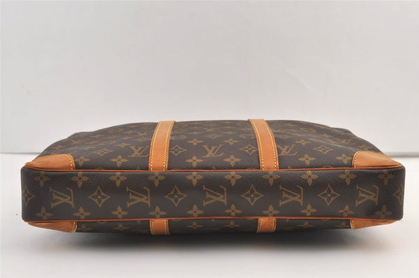 Authentic Louis Vuitton Monogram Porte Documents Voyage M40226 Briefcase 8748J