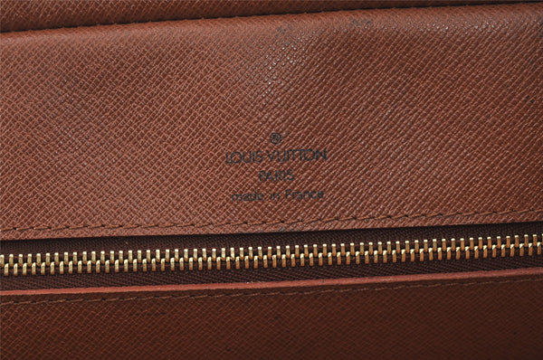 Authentic Louis Vuitton Monogram Porte Documents Voyage M40226 Briefcase 8748J