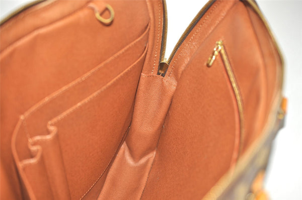 Authentic Louis Vuitton Monogram Porte Documents Voyage M40226 Briefcase 8748J