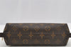 Auth Louis Vuitton Monogram Trousse Demi Ronde 23 Pouch M47520 LV Junk 8749I