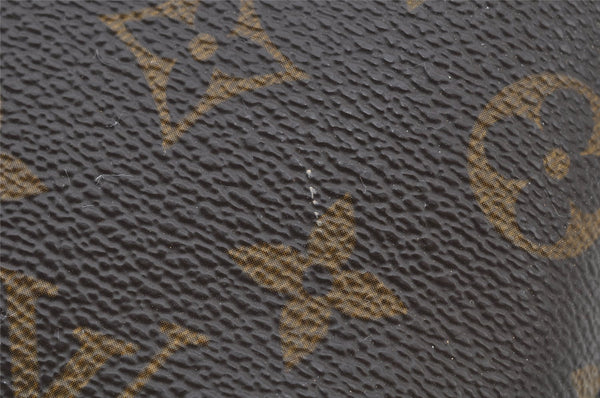 Auth Louis Vuitton Monogram Trousse Demi Ronde 23 Pouch M47520 LV Junk 8749I