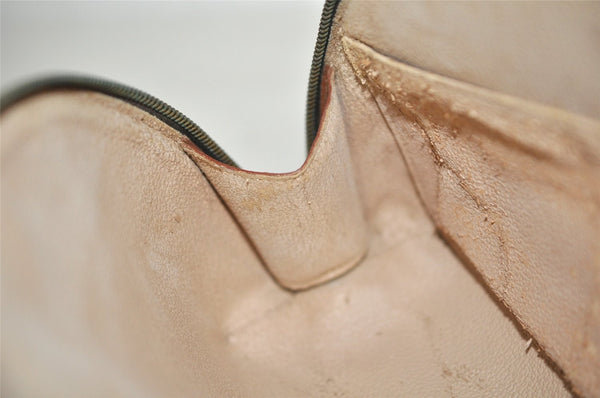 Auth Louis Vuitton Monogram Trousse Demi Ronde 23 Pouch M47520 LV Junk 8749I