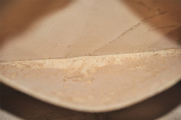 Auth Louis Vuitton Monogram Trousse Demi Ronde 23 Pouch M47520 LV Junk 8749I