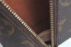 Auth Louis Vuitton Monogram Trousse Demi Ronde 23 Pouch M47520 LV Junk 8749I