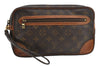Authentic Louis Vuitton Monogram Marly Dragonne GM M51825 Clutch Hand Bag 8751I
