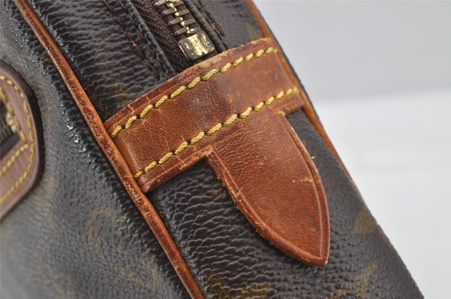 Authentic Louis Vuitton Monogram Marly Dragonne GM M51825 Clutch Hand Bag 8751I