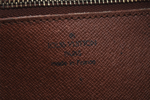 Authentic Louis Vuitton Monogram Marly Dragonne GM M51825 Clutch Hand Bag 8751I