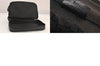 Authentic GUCCI Vintage Vanity Hand Bag Purse Leather Black 8751M