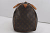 Authentic Louis Vuitton Monogram Speedy 40 Hand Boston Bag M41522 LV 8753I