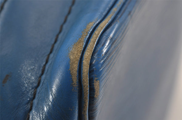 Authentic Louis Vuitton Epi Noe Shoulder Drawstring Bag Blue M44005 LV 8753J