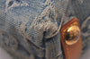 Auth Louis Vuitton Monogram Denim Baggy PM Shoulder Bag Blue M95049 LV 8754I