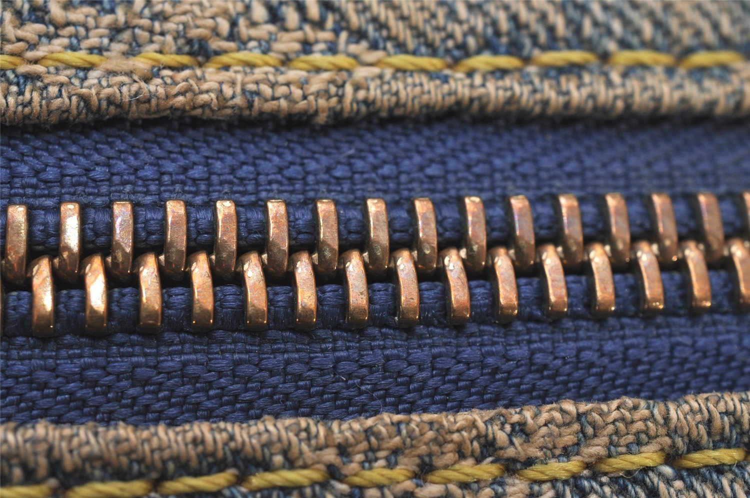 Auth Louis Vuitton Monogram Denim Baggy PM Shoulder Bag Blue M95049 LV 8754I