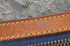 Auth Louis Vuitton Monogram Denim Baggy PM Shoulder Bag Blue M95049 LV 8754I