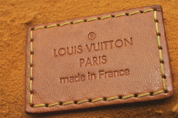 Auth Louis Vuitton Monogram Denim Baggy PM Shoulder Bag Blue M95049 LV 8754I