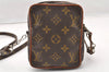 Auth Louis Vuitton Monogram Mini Poche Danube Shoulder Bag Old Model Junk 8755I