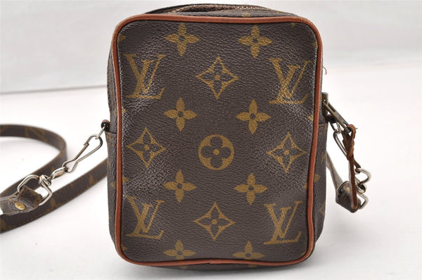 Auth Louis Vuitton Monogram Mini Poche Danube Shoulder Bag Old Model Junk 8755I