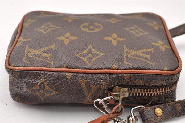 Auth Louis Vuitton Monogram Mini Poche Danube Shoulder Bag Old Model Junk 8755I