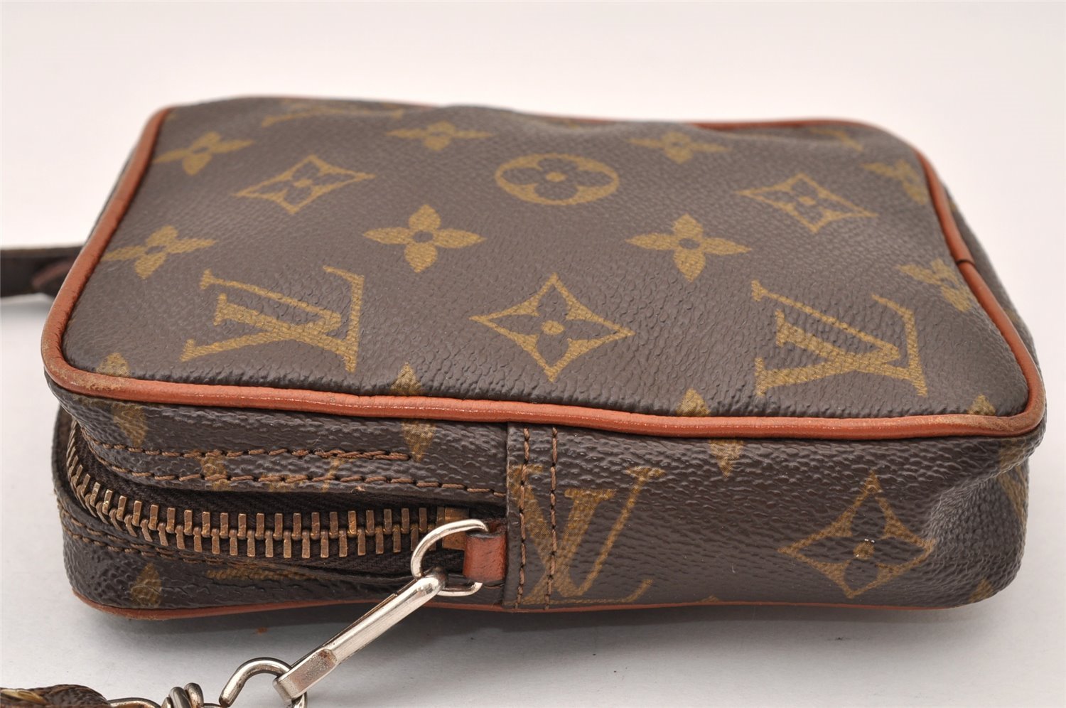 Auth Louis Vuitton Monogram Mini Poche Danube Shoulder Bag Old Model Junk 8755I