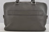 Auth Louis Vuitton Taiga Porte Documents Business Briefcase M32711 Gray 8756I