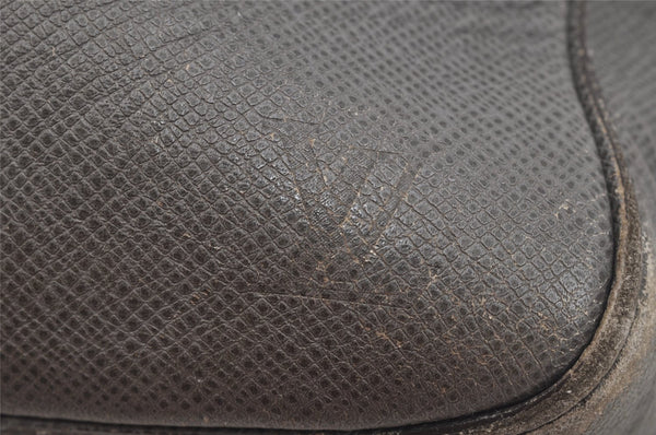 Auth Louis Vuitton Taiga Porte Documents Business Briefcase M32711 Gray 8756I