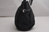 Authentic PRADA Vintage Nylon Tessuto Leather 2Way Shoulder Tote Bag Black 8756J