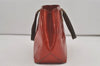 Authentic Louis Vuitton Vernis Reade PM Hand Bag Red M91088 LV Junk 8757I