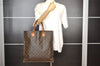 Authentic Louis Vuitton Monogram Sac Plat Hand Tote Bag M51140 LV 8758I