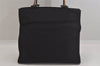 Authentic GUCCI Vintage Hand Bag Purse Nylon 0021025 Black 8758M