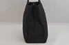 Authentic GUCCI Vintage Hand Bag Purse Nylon 0021025 Black 8758M