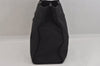 Authentic GUCCI Vintage Hand Bag Purse Nylon 0021025 Black 8758M