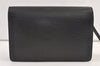 Authentic Louis Vuitton Epi Sellier Dragonne Clutch Bag Black M52612 LV 8759J