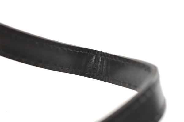 Authentic Louis Vuitton Epi Sellier Dragonne Clutch Bag Black M52612 LV 8759J