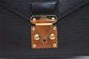 Authentic Louis Vuitton Epi Sellier Dragonne Clutch Bag Black M52612 LV 8759J