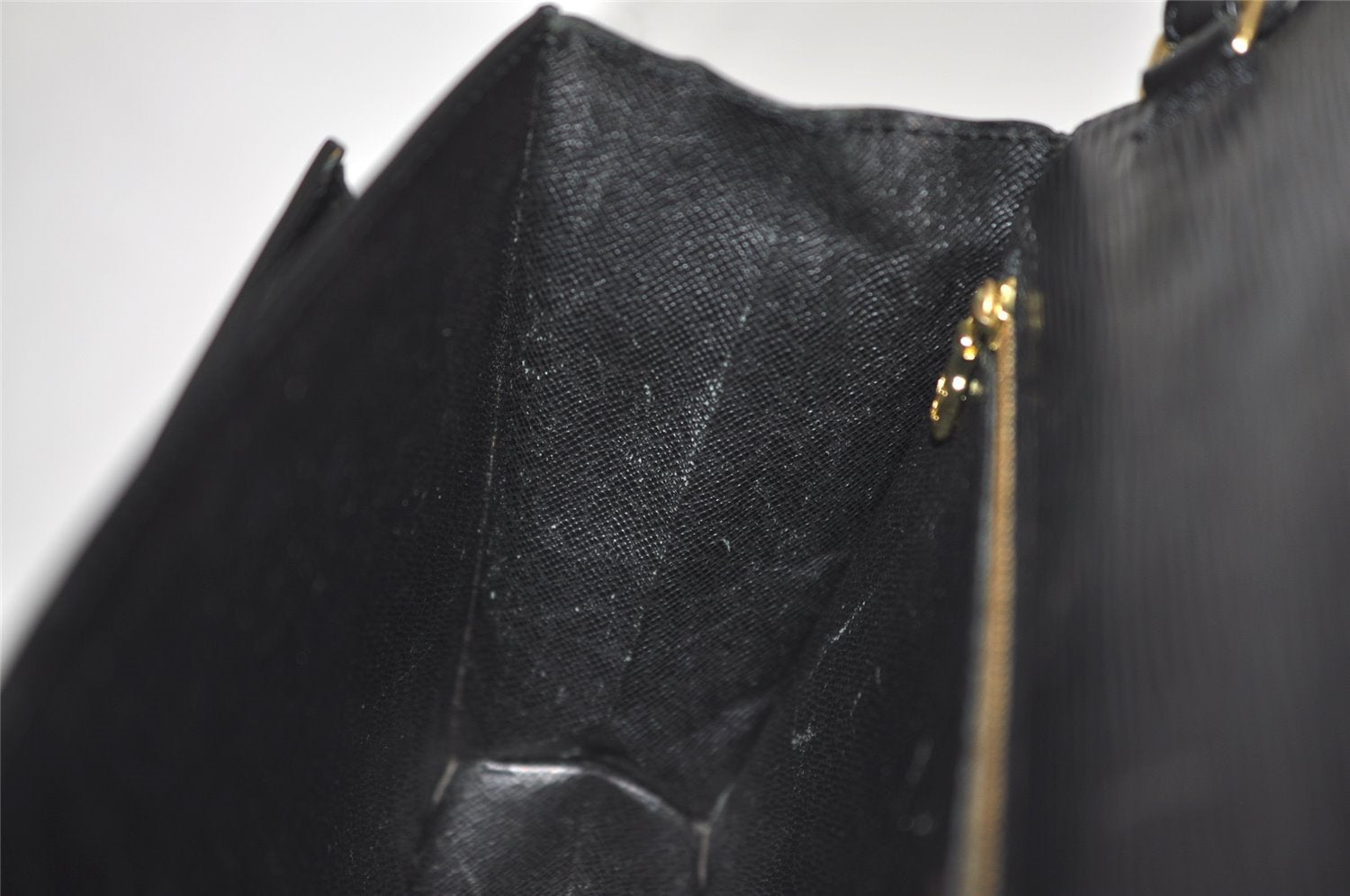 Authentic Louis Vuitton Epi Sellier Dragonne Clutch Bag Black M52612 LV 8759J