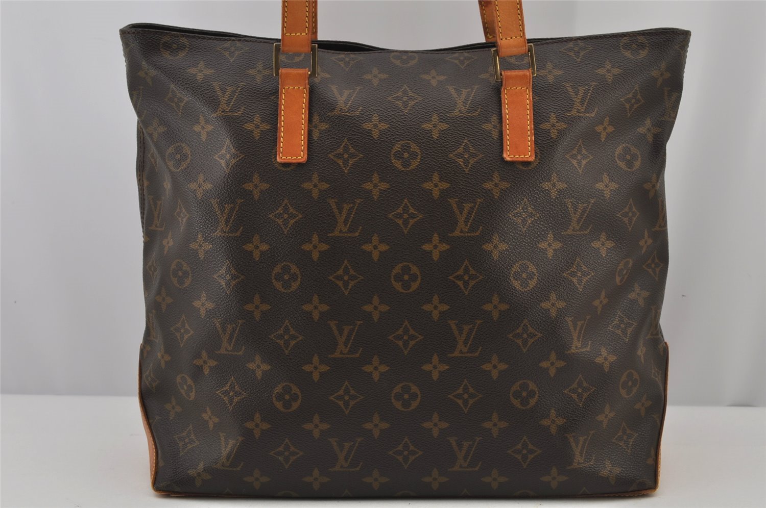 Authentic Louis Vuitton Monogram Cabas Mezzo Shoulder Tote Bag M51151 LV 8760J
