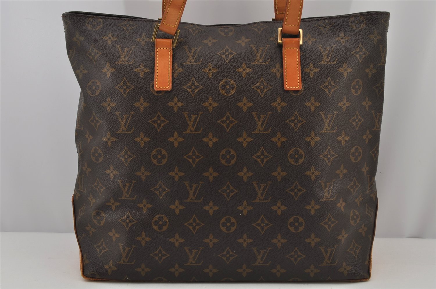 Authentic Louis Vuitton Monogram Cabas Mezzo Shoulder Tote Bag M51151 LV 8760J