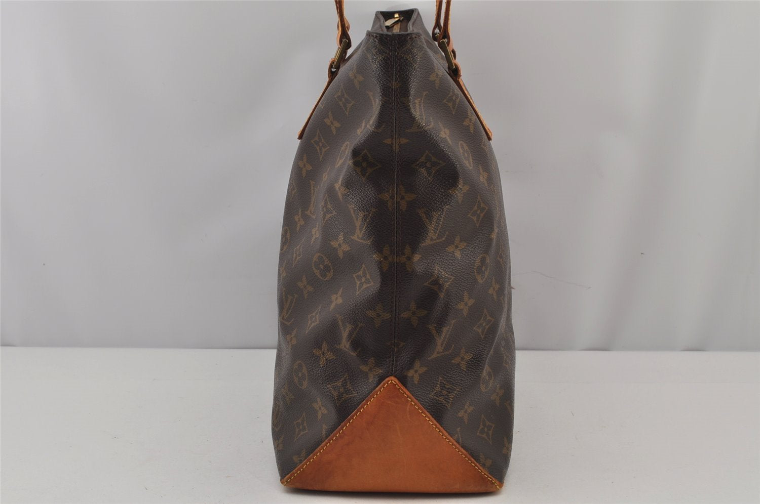 Authentic Louis Vuitton Monogram Cabas Mezzo Shoulder Tote Bag M51151 LV 8760J