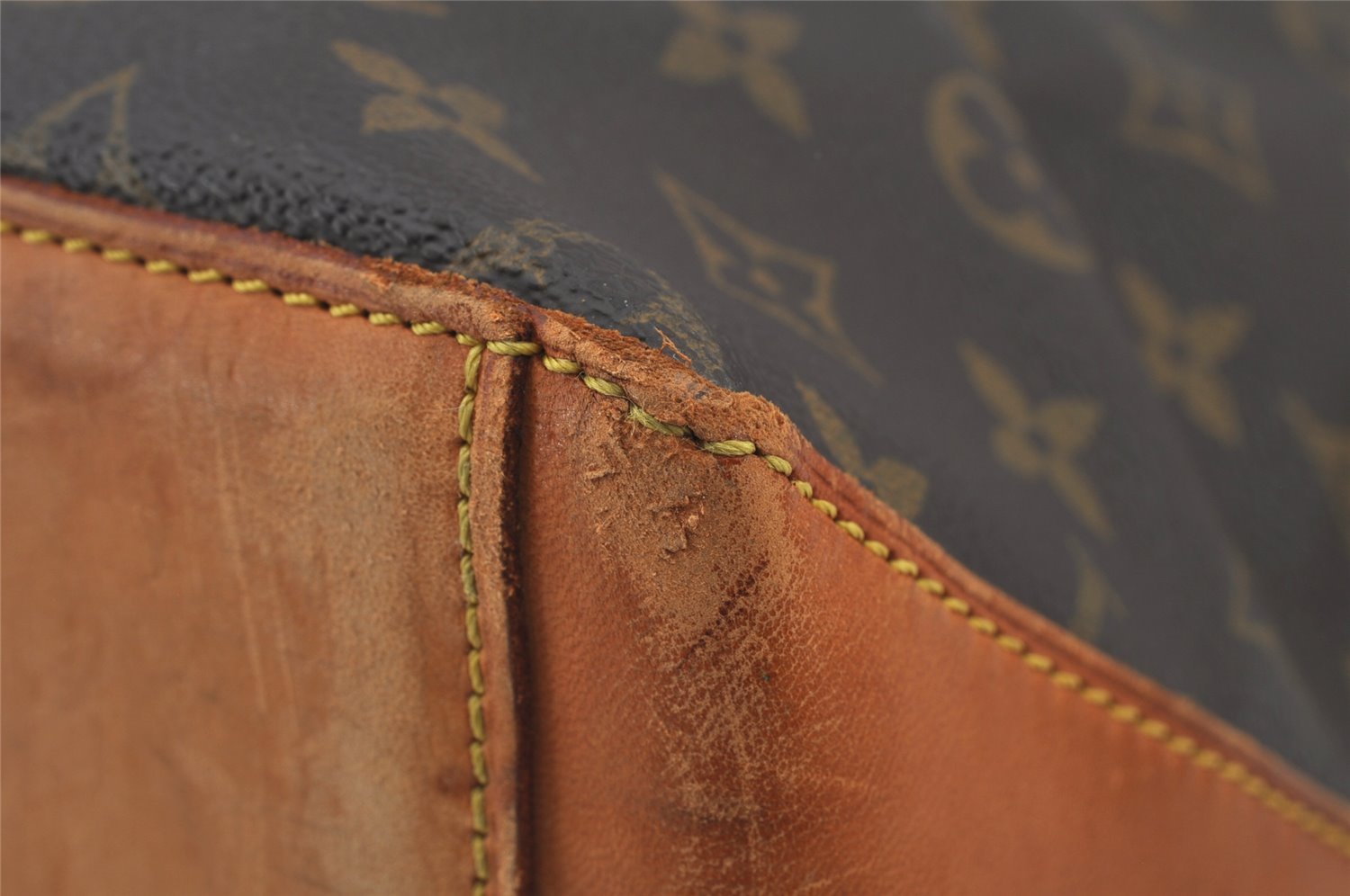 Authentic Louis Vuitton Monogram Cabas Mezzo Shoulder Tote Bag M51151 LV 8760J