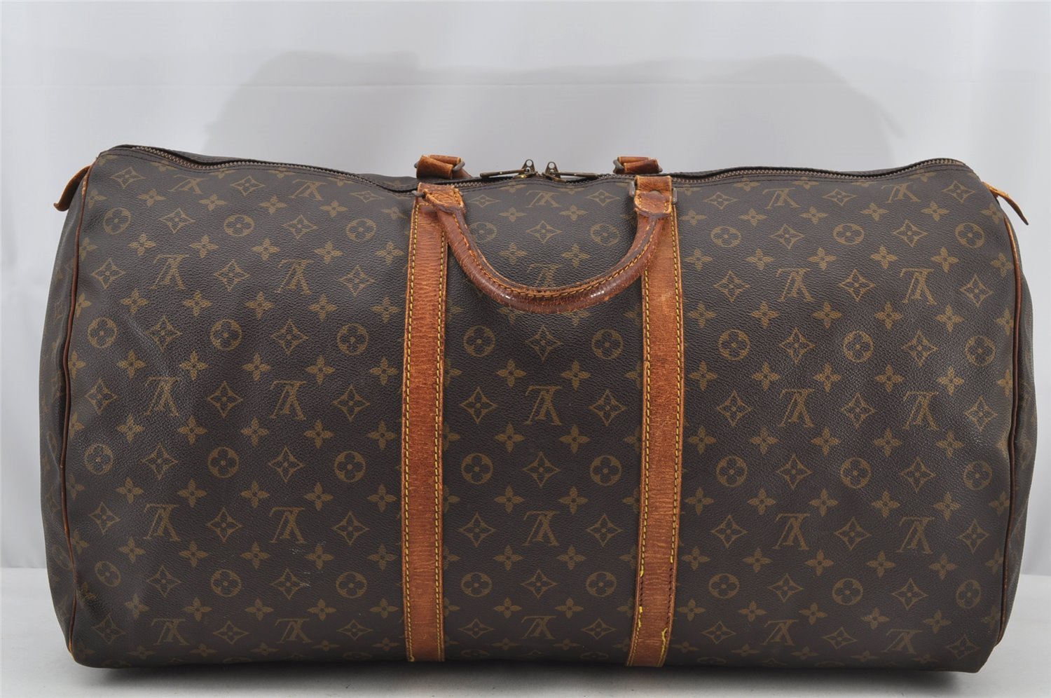 Authentic Louis Vuitton Monogram Keepall 60 Travel Boston Bag M41422 LV 8761I