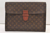 Authentic Louis Vuitton Monogram Poche Ministre Document Case M53445 LV 8761J