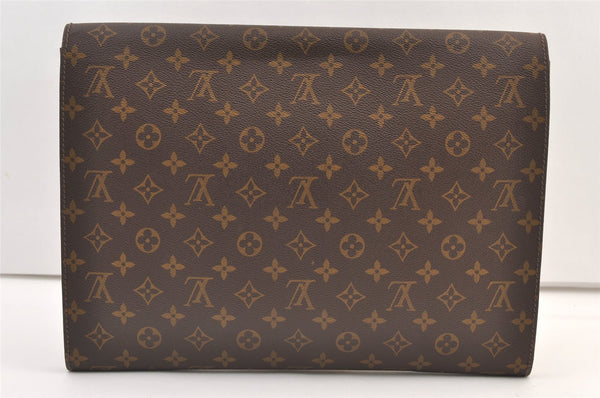 Authentic Louis Vuitton Monogram Poche Ministre Document Case M53445 LV 8761J