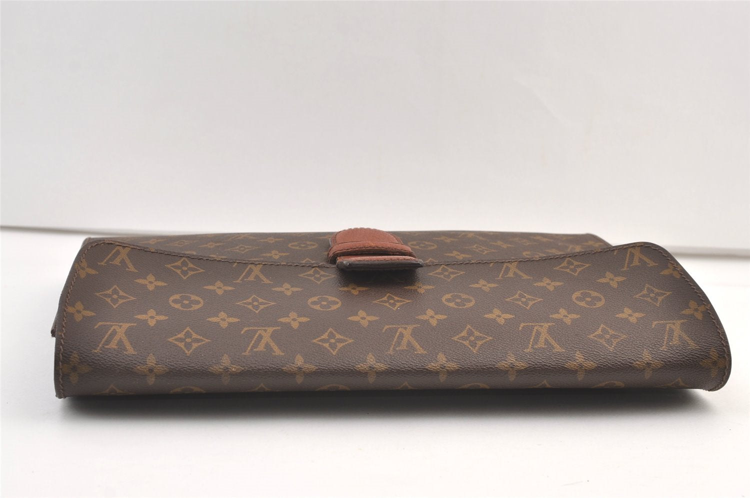 Authentic Louis Vuitton Monogram Poche Ministre Document Case M53445 LV 8761J